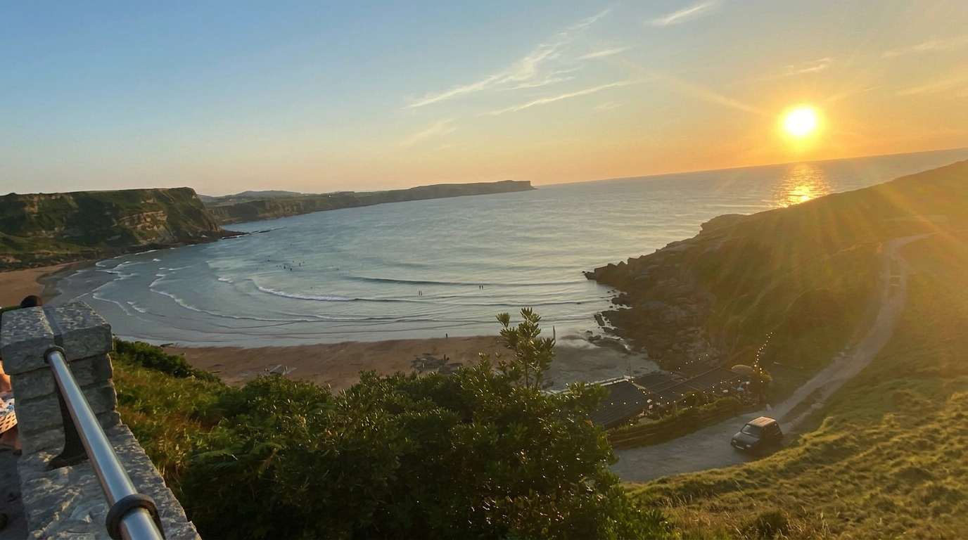 Flysch formations on the Basque coast of Zumaia, Northern Spain — the Cantabrian land that inspires our Houston catering